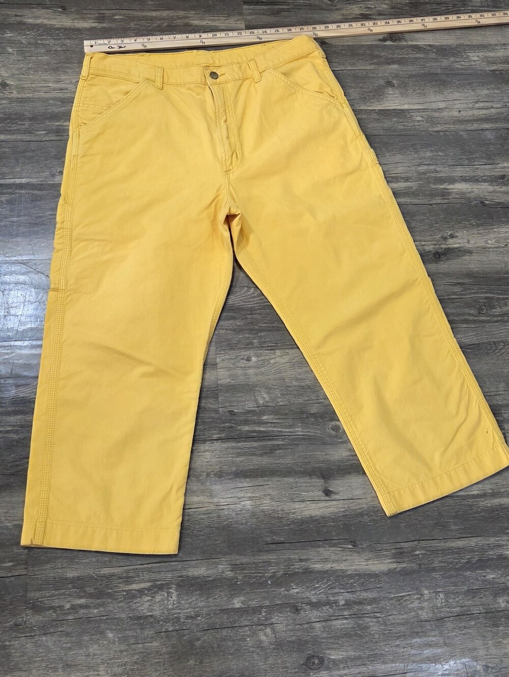 Polo Ralph Lauren Mustard Yellow Carpenter Pants Size 35